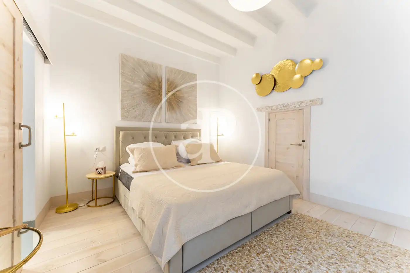 Schlafzimmer von Haus oder Chalet zum Verkauf in  Palma de Mallorca mit Klimaanlage, Heizung und Terrasse