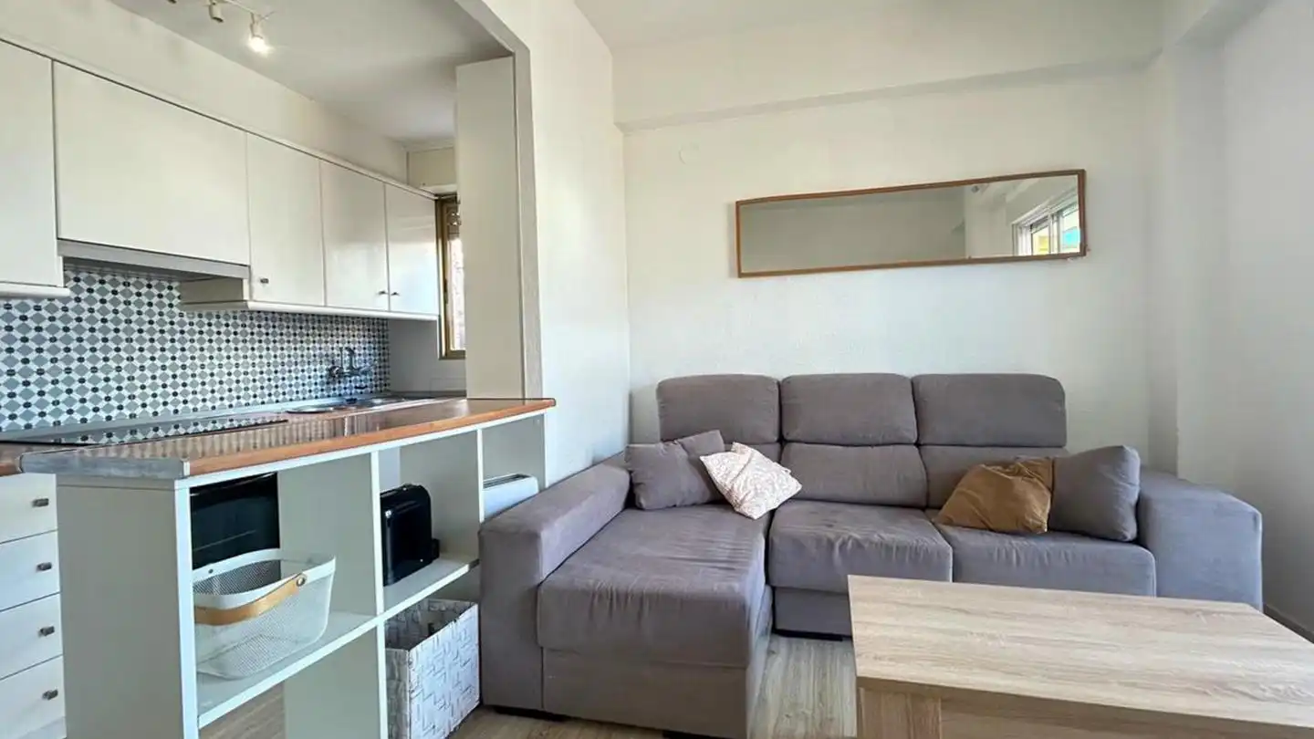 Living room of Flat for sale in Santa Pola  with Terrace and Furnished