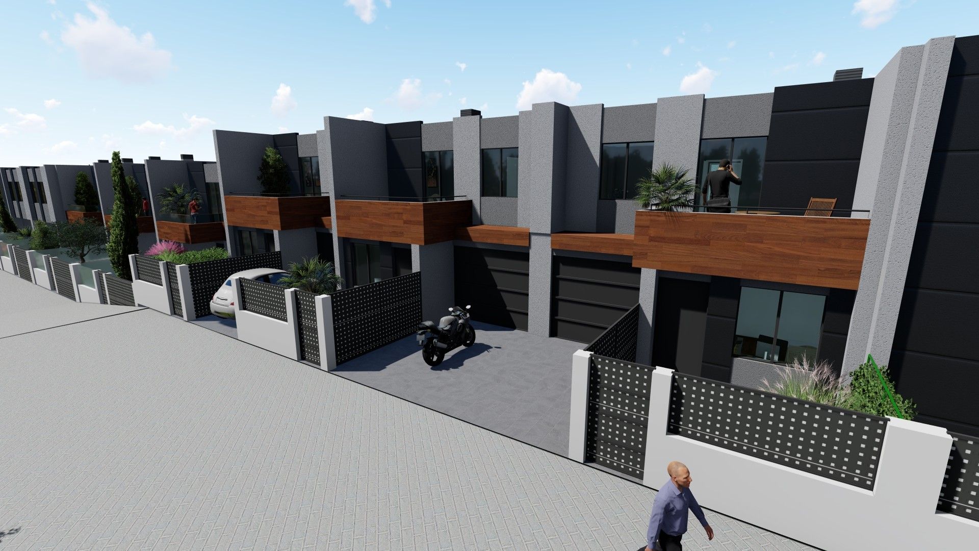 Vista exterior de Casa o chalet en venta en Palencia Capital con Calefacción, Jardín privado y Terraza