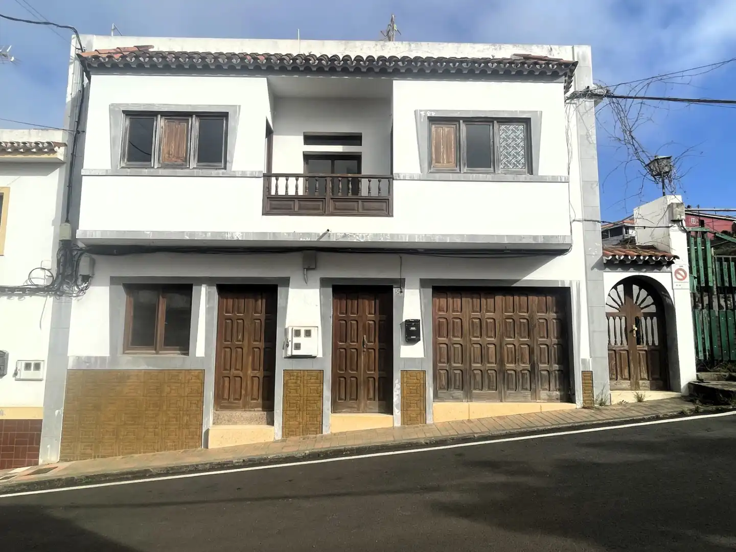 Vista exterior de Casa adosada en venta en Teror