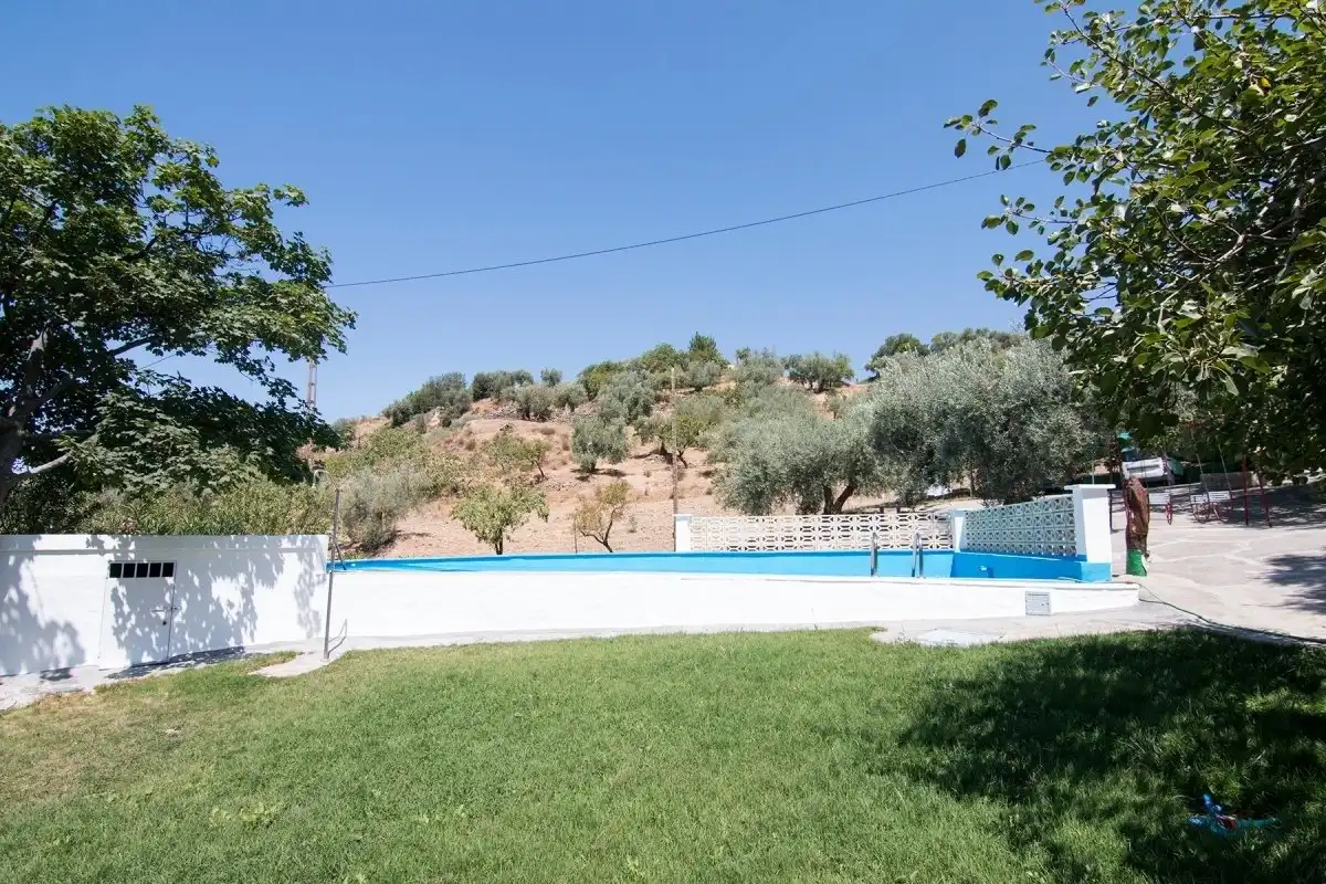 Piscina de Finca rústica en venta en Güéjar Sierra con Jardín privado, Terraza y Piscina