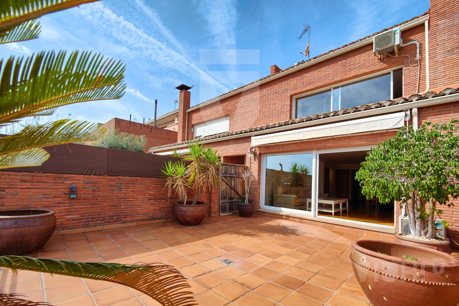 Terrassa de Casa adosada en venda en Tiana amb Aire condicionat, Calefacció i Parquet