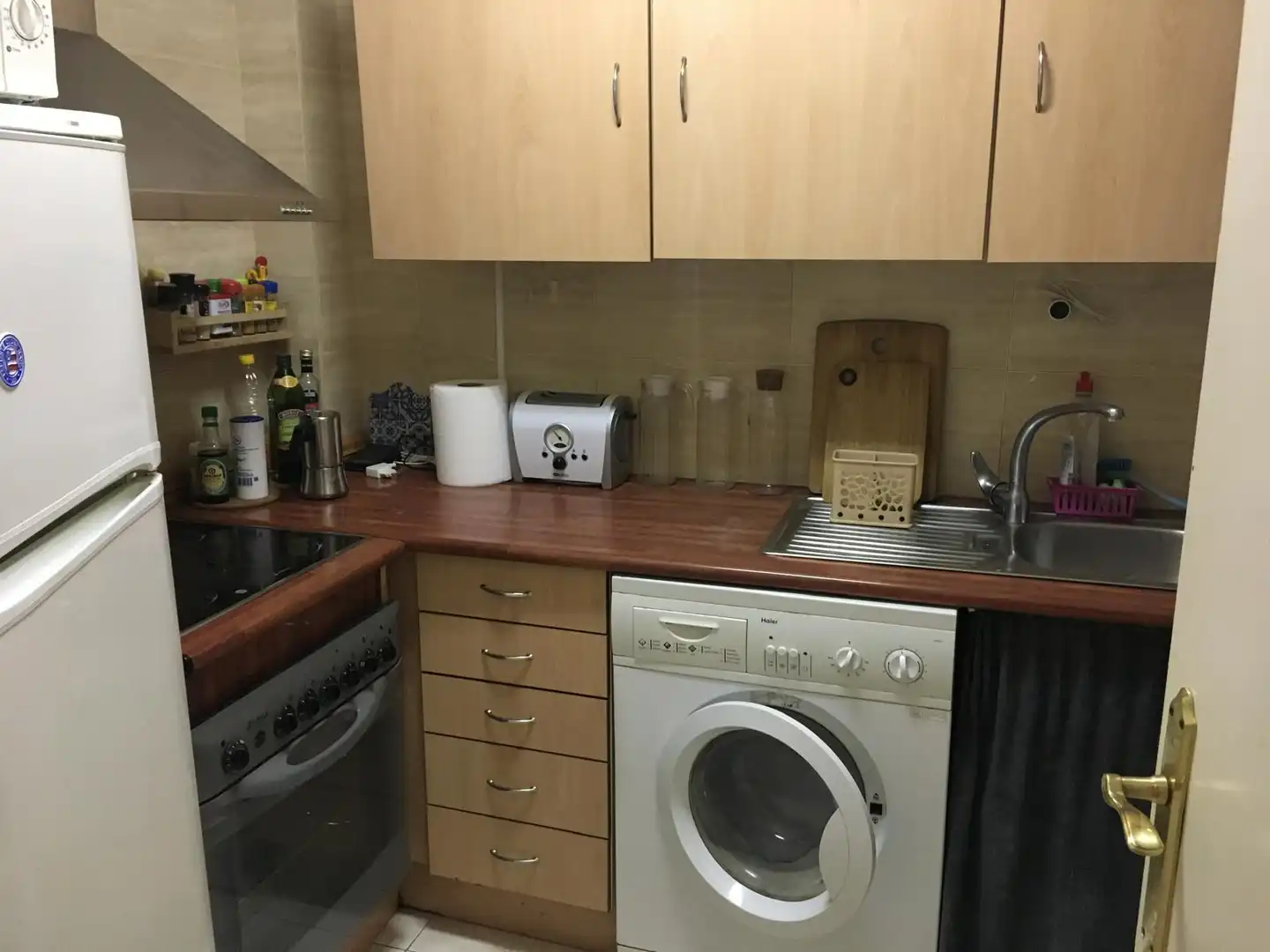 Cocina de Piso en venta en Barcelona con Aire acondicionado y Parquet