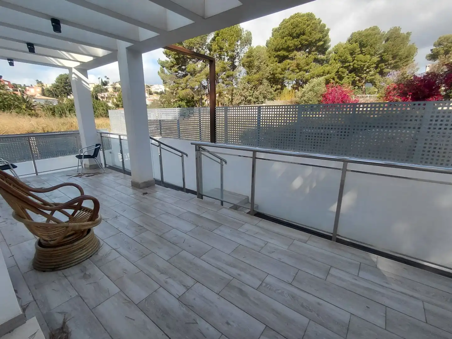 Terrassa de Casa o xalet en venda en La Nucia amb Aire condicionat, Jardí privat i Traster