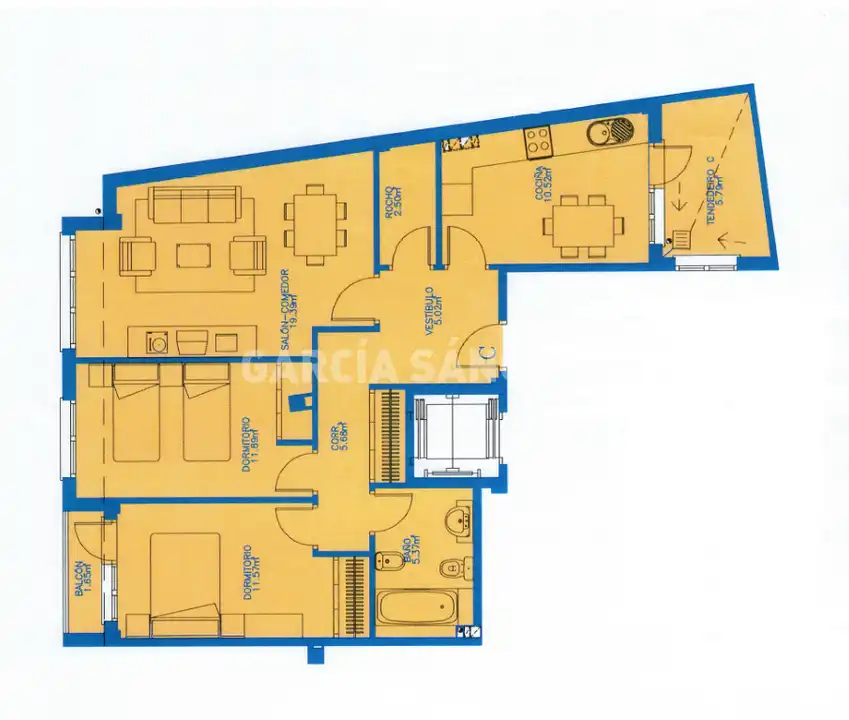 Apartamento en venta en Boiro con Calefacción, Amueblado y Horno