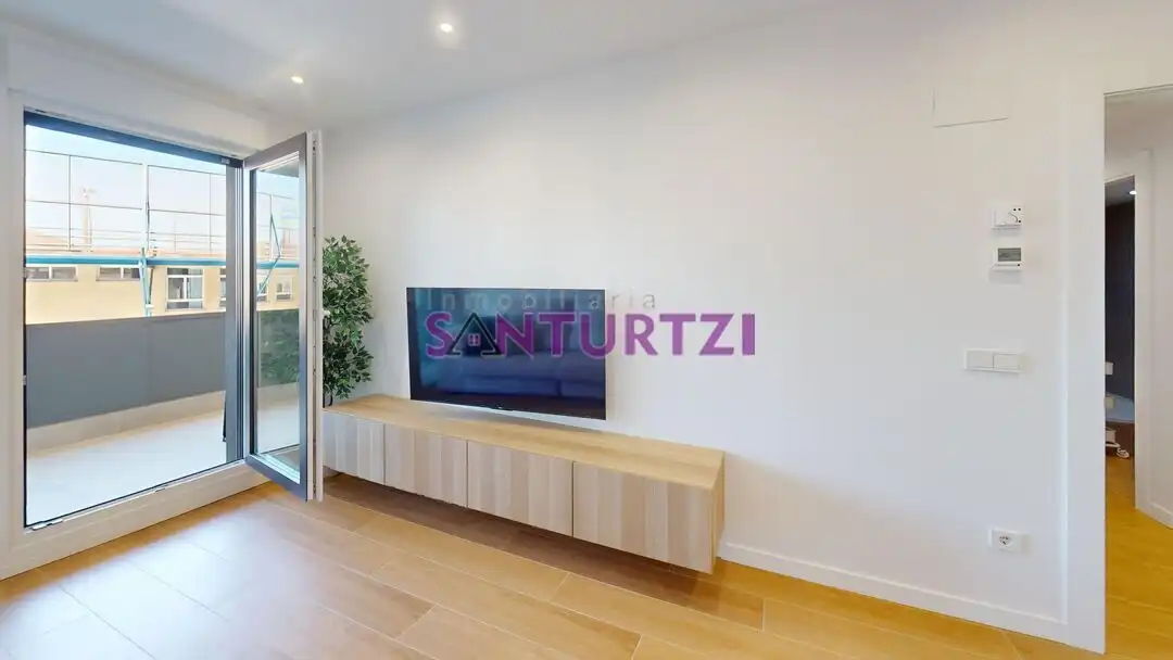Wohnzimmer von Wohnung zum Verkauf in Santurtzi  mit Heizung, Terrasse und Möbliert