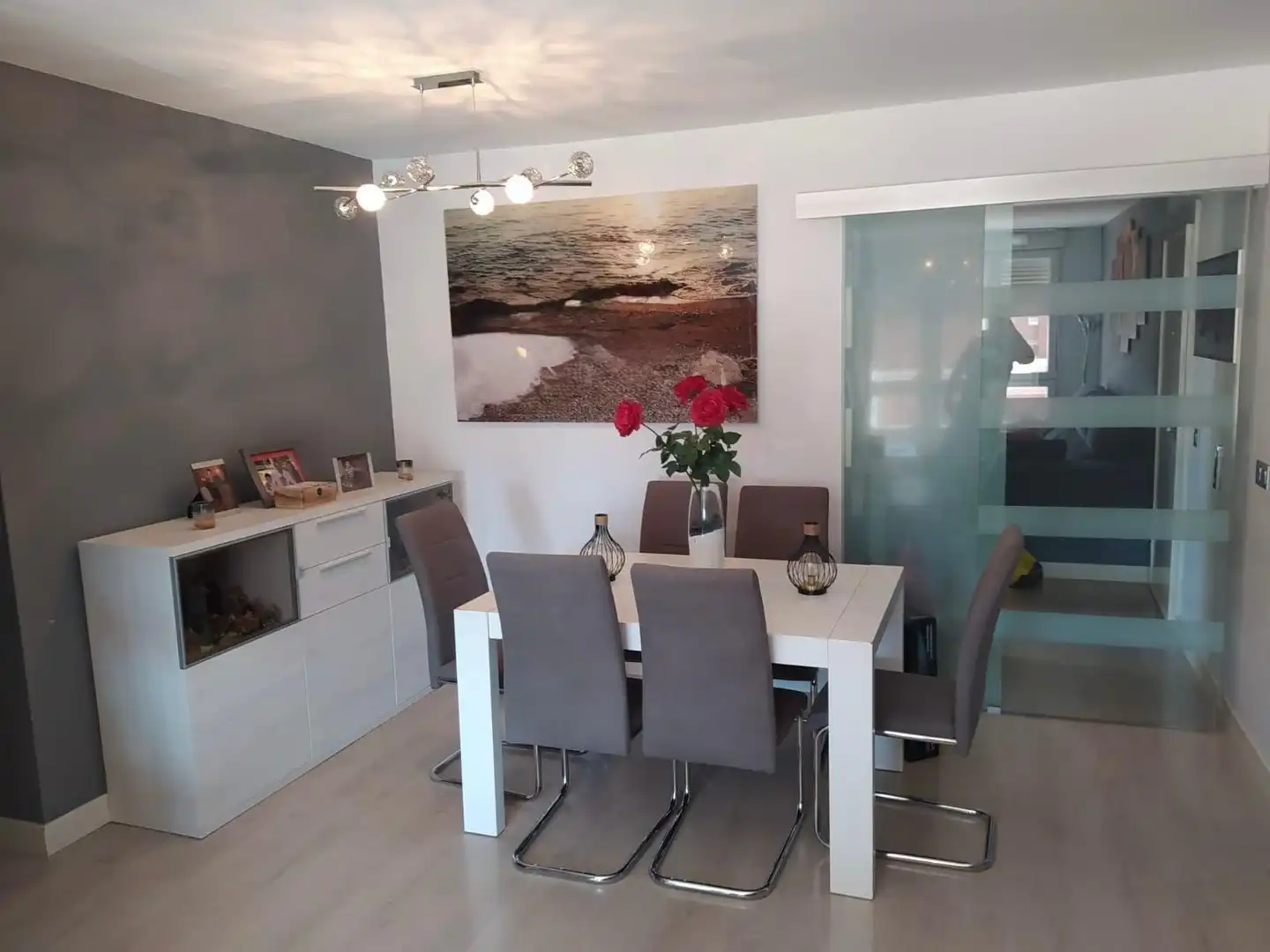 Esszimmer von Wohnung zur Miete in Málaga mit Klimaanlage, Terrasse und Möbliert