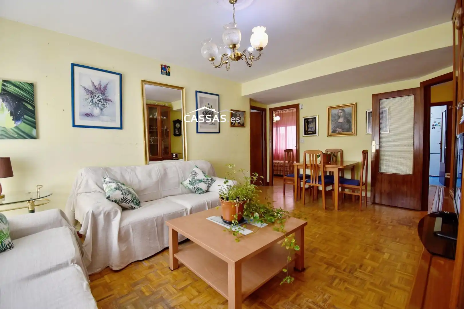 Sala de estar de Piso en venta en Torrejón de Ardoz con Parquet y Terraza