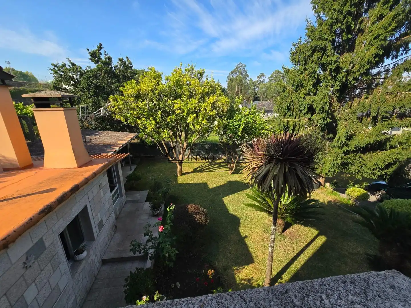 Jardí de Casa o xalet en venda en Pontevedra Capital  amb Calefacció, Jardí privat i Terrassa
