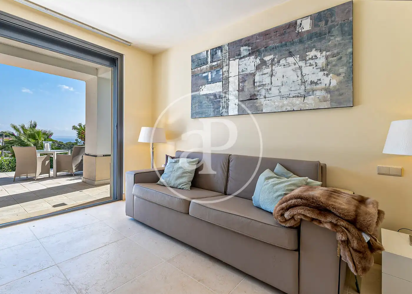 Living room of Houses for sale in Calvià  with Heating, Private garden and Terrace