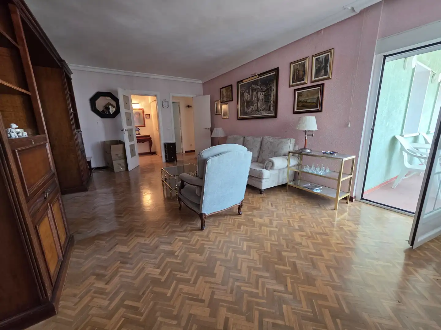 Sala de estar de Piso en venta en Madrid con Aire acondicionado, Calefacción y Parquet