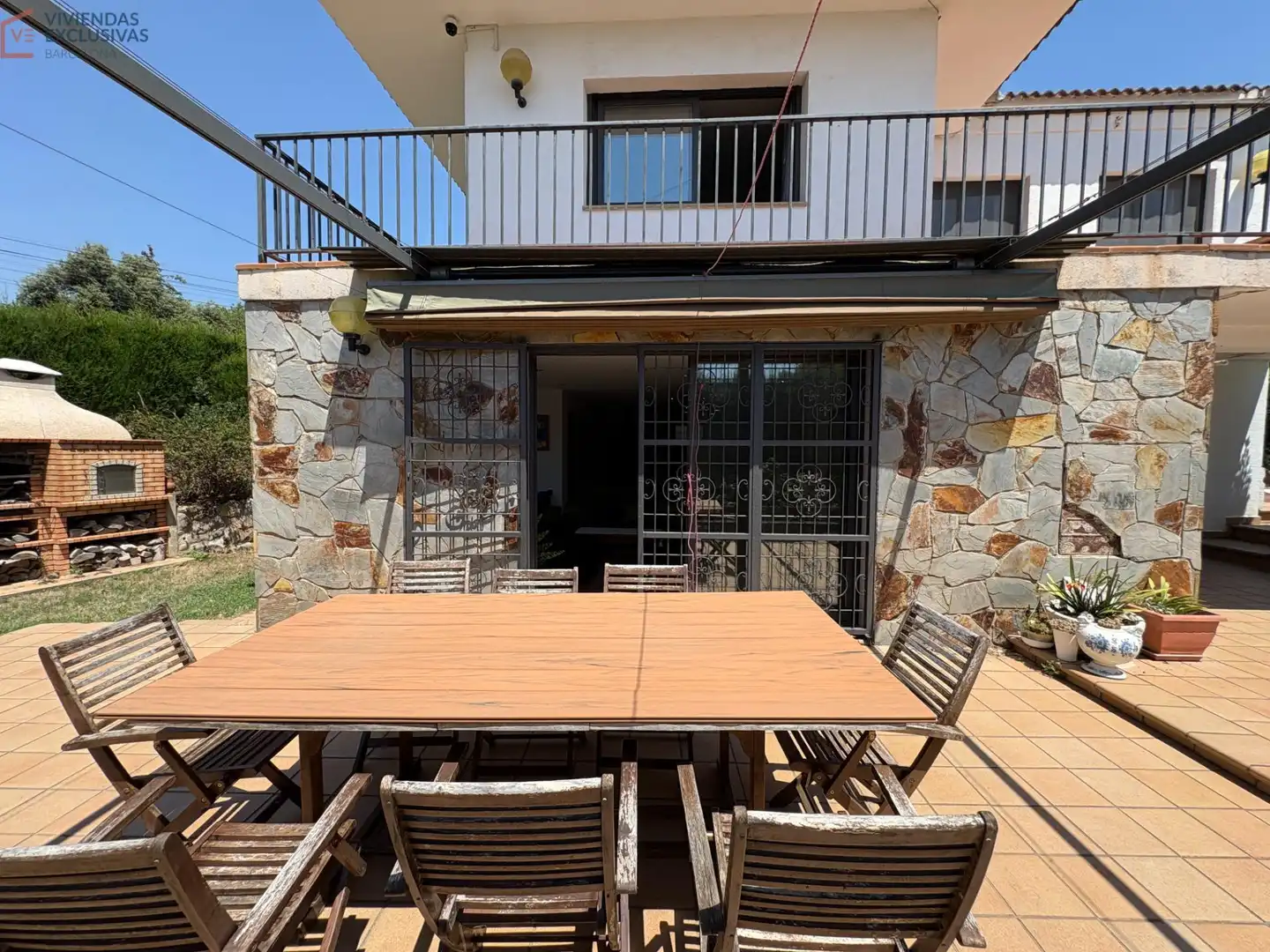 Terrassa de Casa o xalet en venda en Caldes de Montbui amb Calefacció, Jardí privat i Terrassa