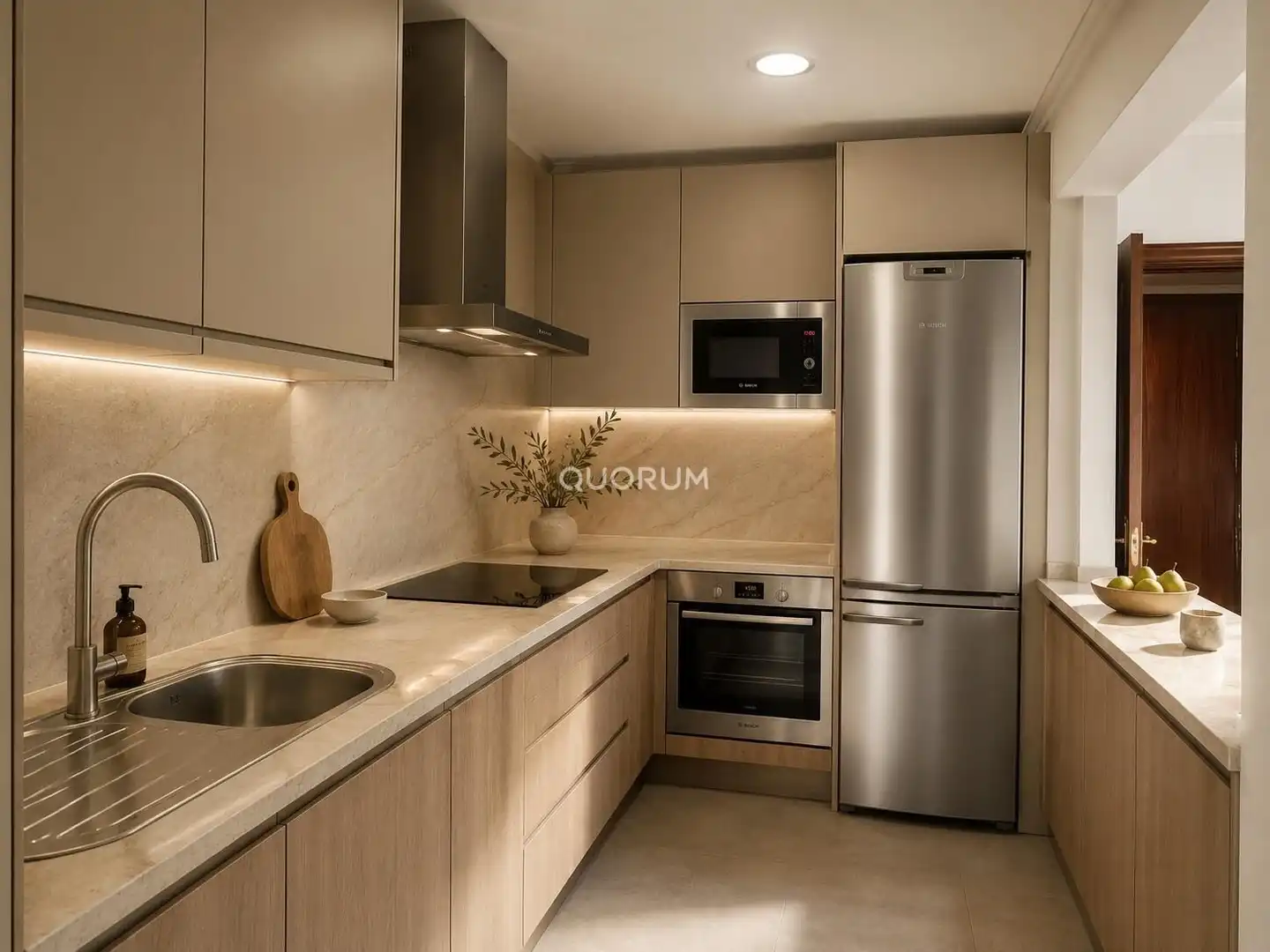 Kitchen of Flat for sale in Getxo   with Heating and Storage room