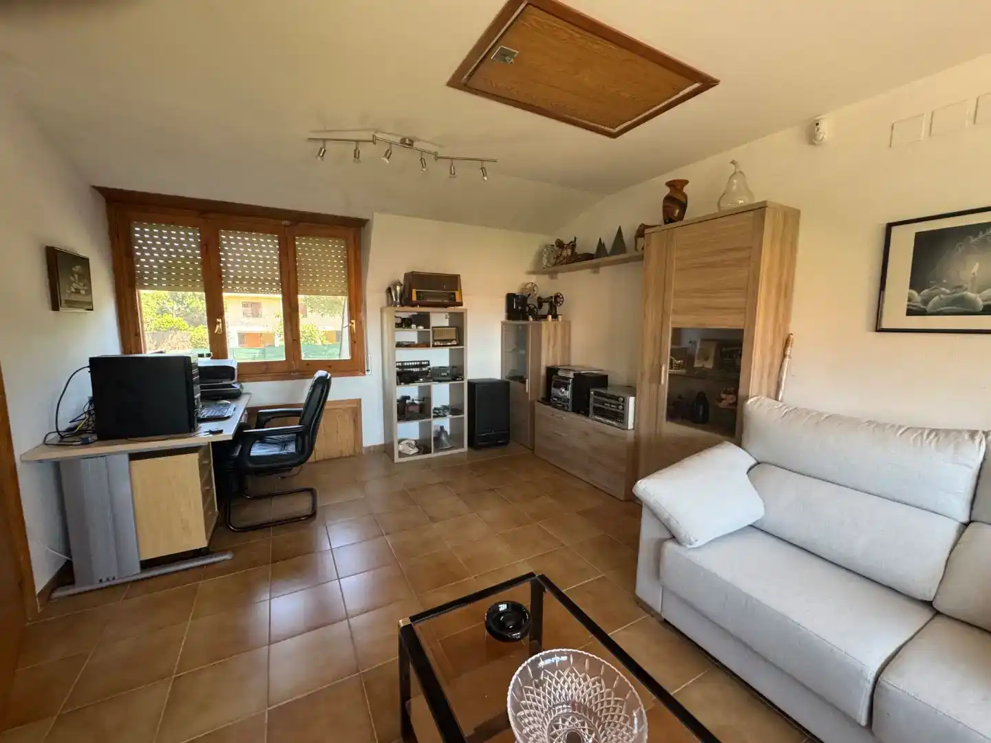Sala d'estar de Pis en venda en Sant Antoni de Vilamajor amb Aire condicionat, Jardí privat i Traster