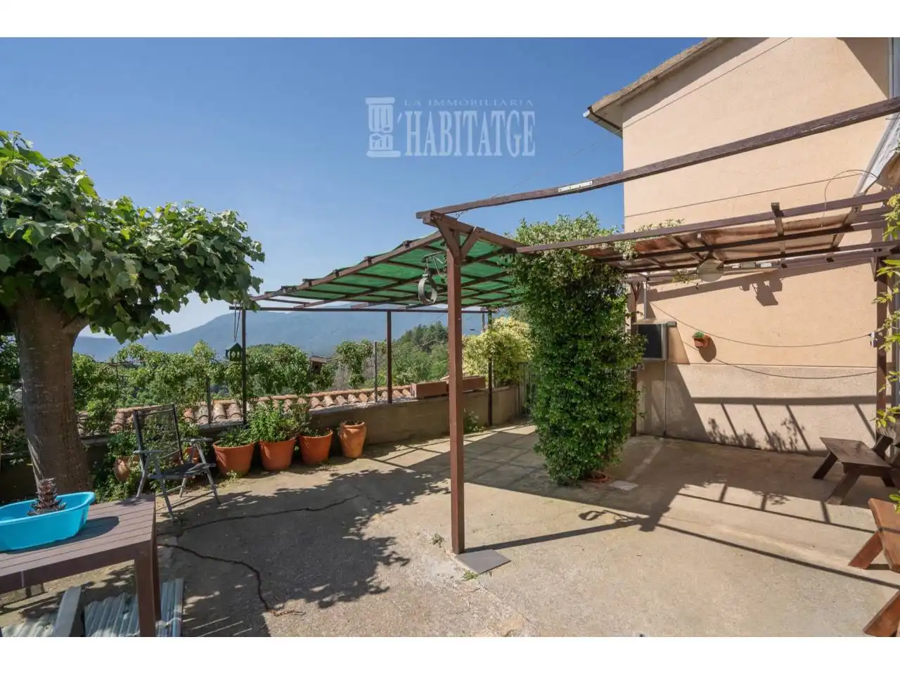 Terrace of Houses for sale in Sant Hilari Sacalm  with Air Conditioner, Heating and Private garden
