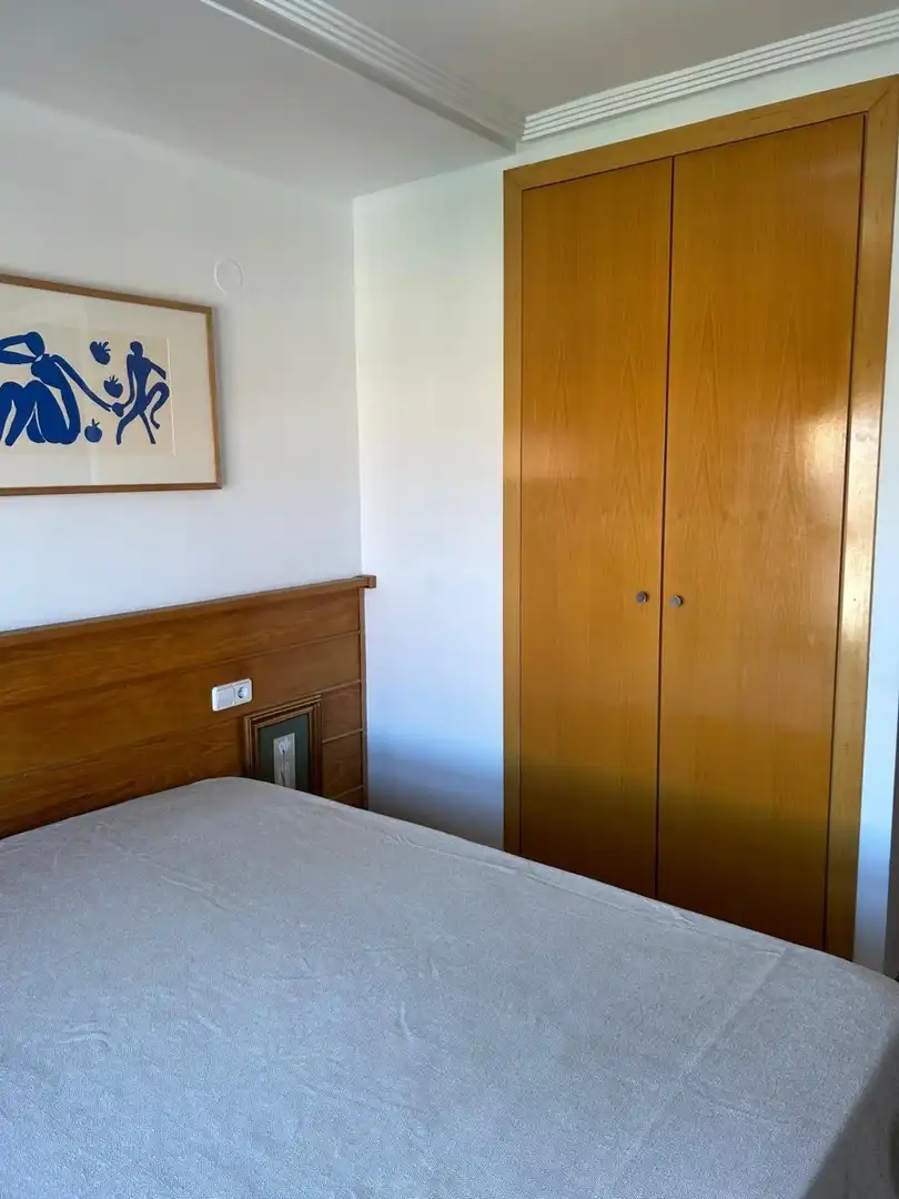 Bedroom of Flat for rent in Valencia  with Air Conditioner, Storage room and Furnished