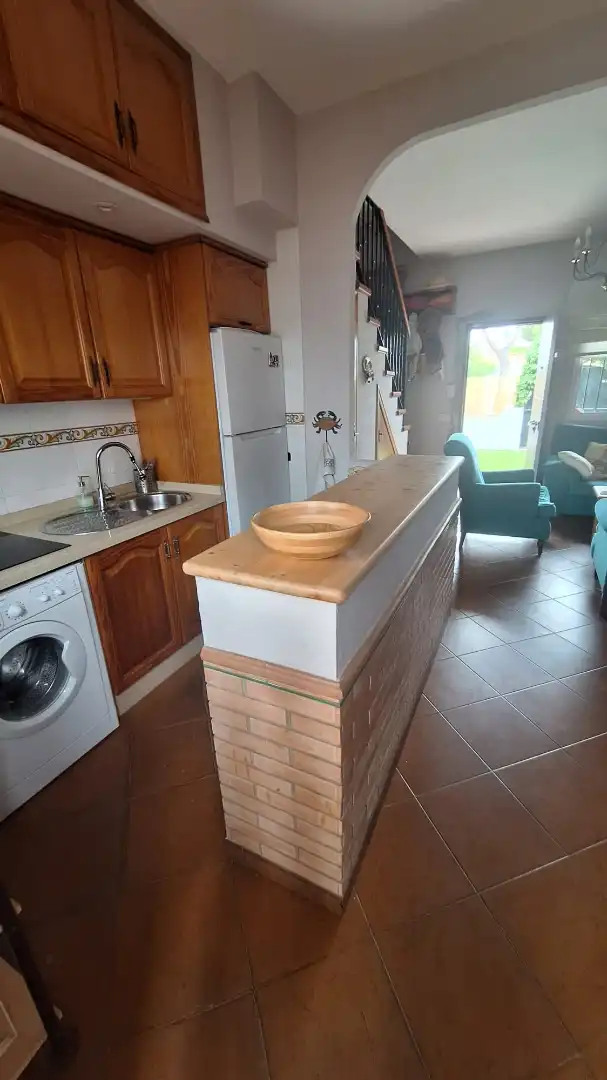 Cocina de Casa o chalet de alquiler en Islantilla con Amueblado, Lavadora y Microondas