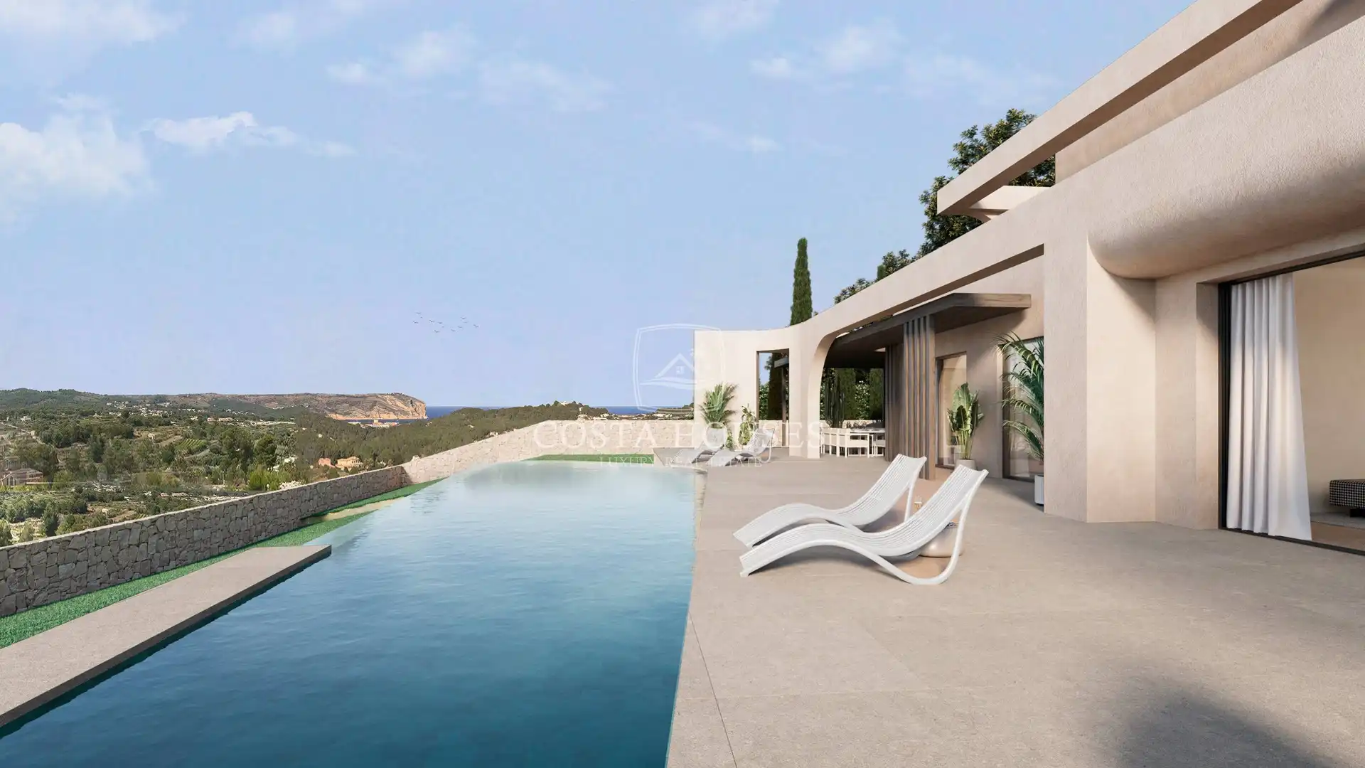 Terraza de Casa o chalet en venta en Jávea / Xàbia con Aire acondicionado, Calefacción y Jardín privado