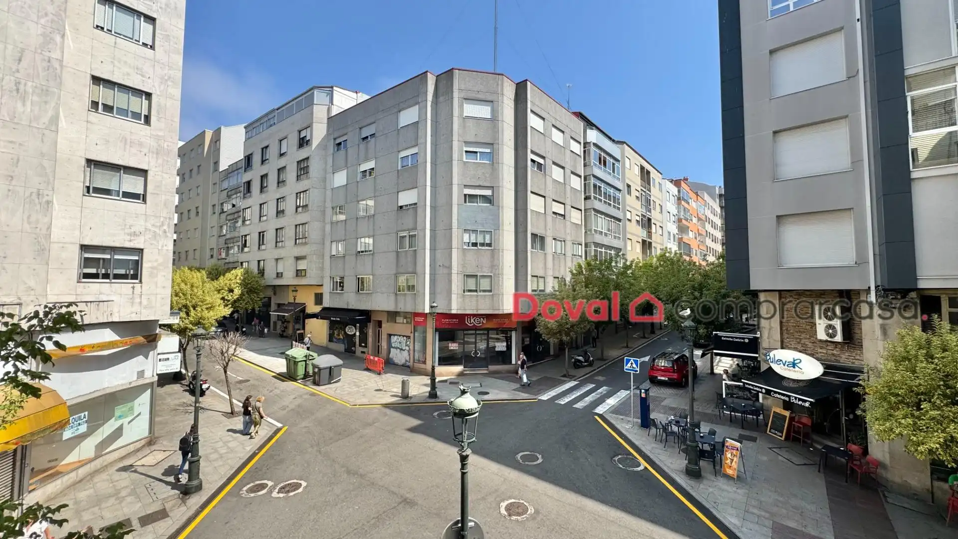Vista exterior de Piso de alquiler en Vigo  con Calefacción y Amueblado