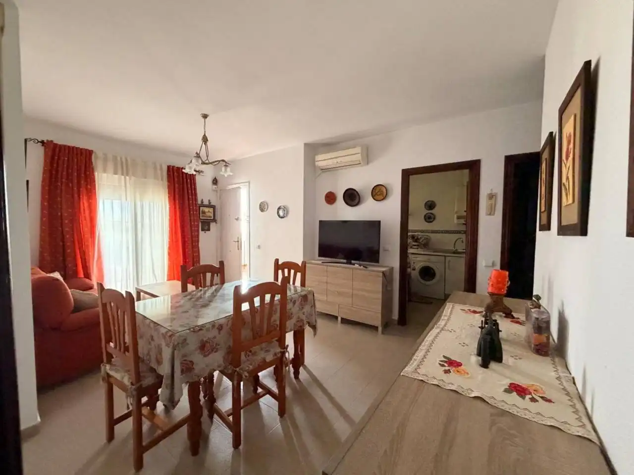 Esszimmer von Wohnung zum Verkauf in Chiclana de la Frontera mit Klimaanlage, Terrasse und Abstellraum