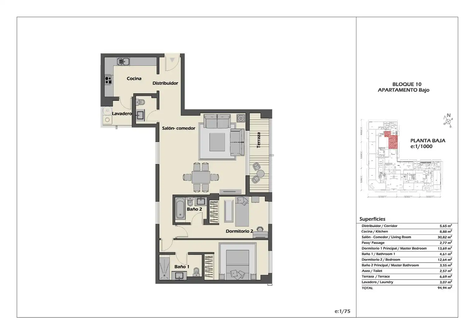 Planta baixa en venda en Marbella amb Aire condicionat, Terrassa i Piscina comunitària