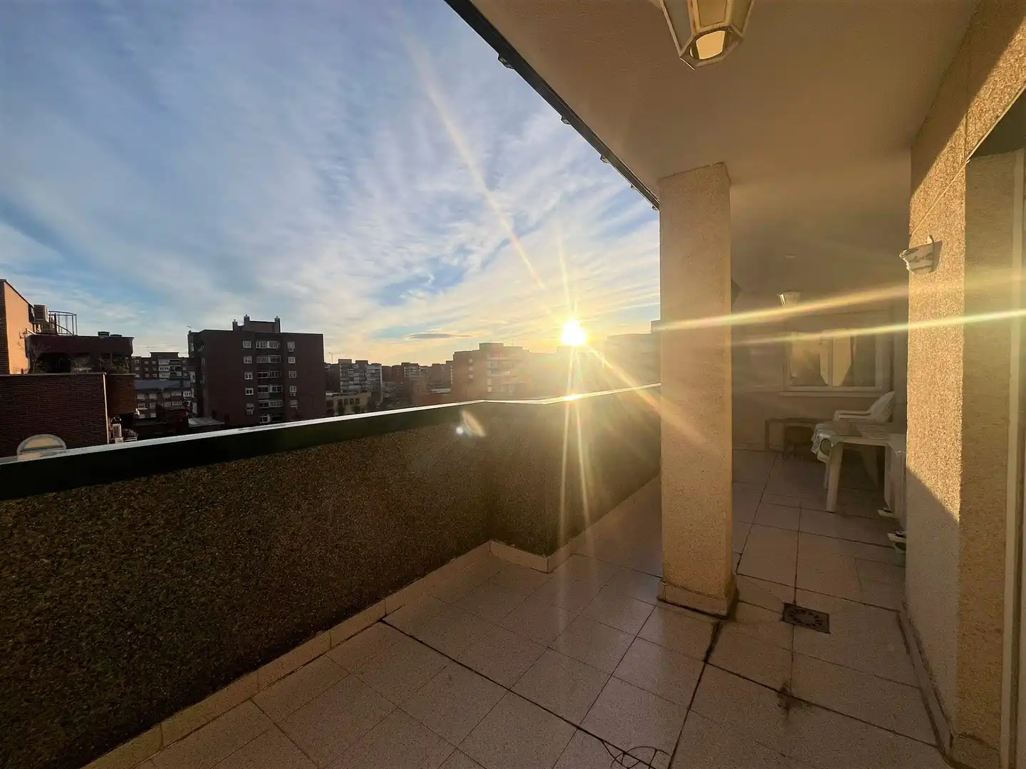 Terrasse von Dachboden zum Verkauf in Fuenlabrada mit Klimaanlage, Heizung und Terrasse