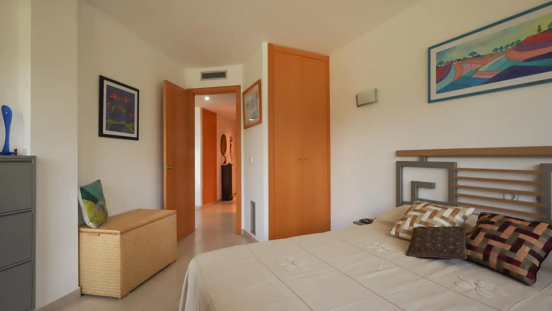 Bedroom of Flat for sale in Llançà  with Heating, Terrace and Furnished