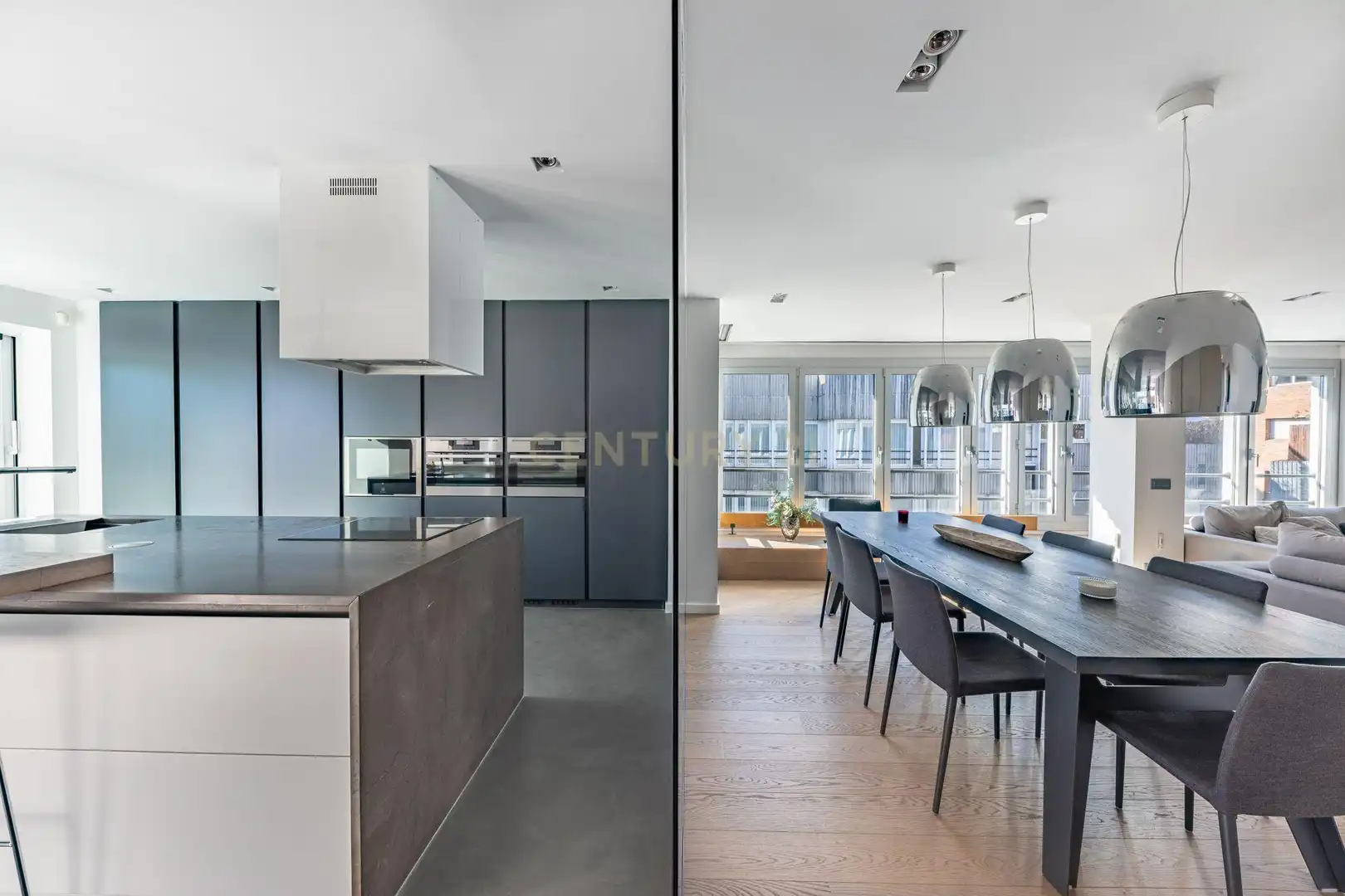 Kitchen of Apartments for rent in Barcelona  with Air Conditioner, Swimming Pool and Oven