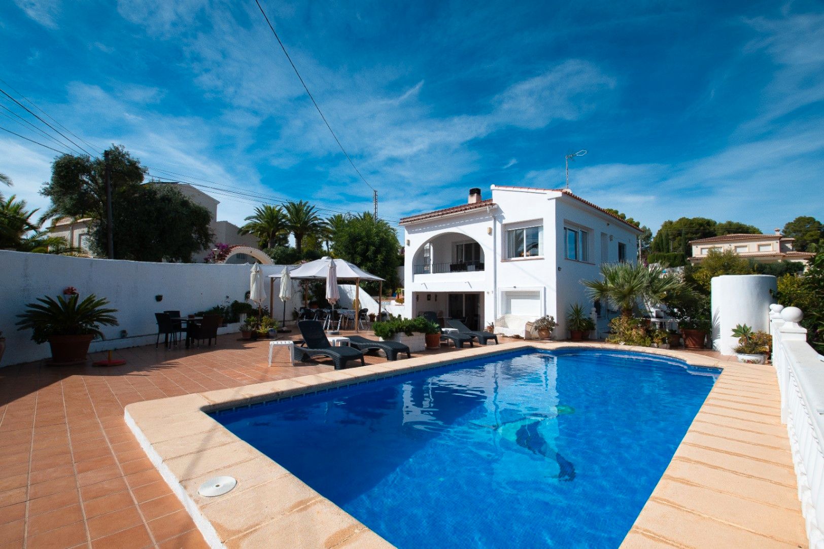 Exterior view of House or chalet for sale in Benissa  with Air Conditioner, Heating and Private garden