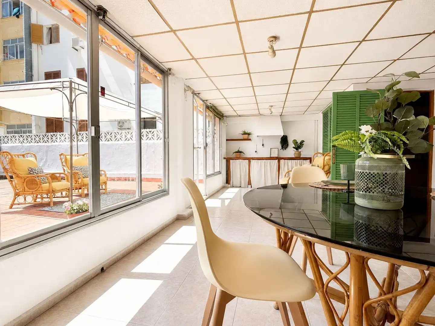 Esszimmer von Wohnung zum Verkauf in  Palma de Mallorca mit Terrasse und Alarm