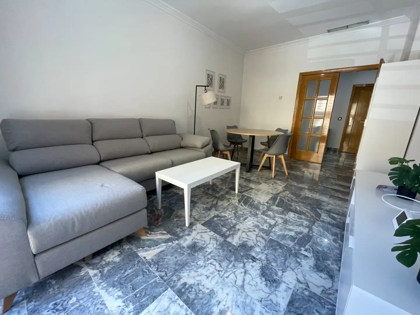 Wohnzimmer von Wohnung zur Miete in Badajoz mit Klimaanlage, Heizung und Möbliert