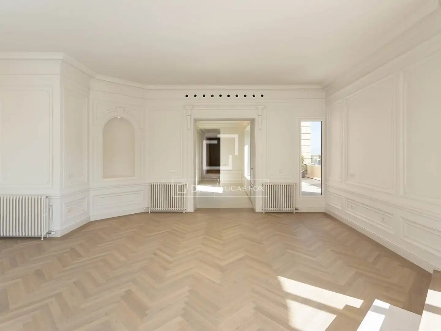 Living room of Attic for sale in Barcelona  with Air Conditioner, Heating and Parquet flooring