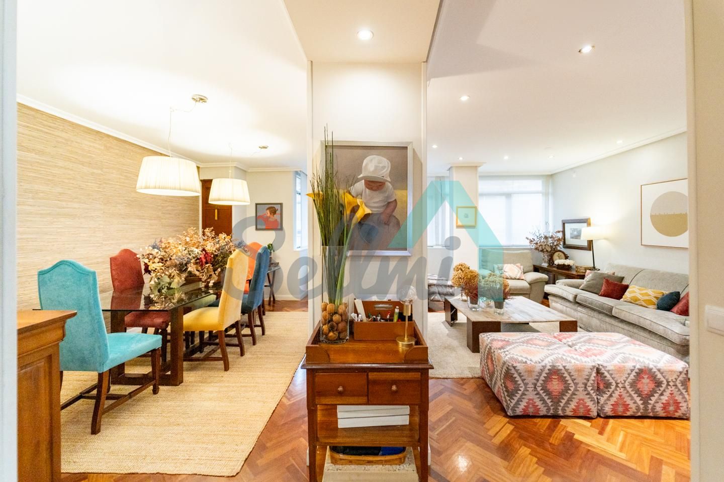Living room of Duplex for sale in Oviedo   with Heating, Parquet flooring and Storage room