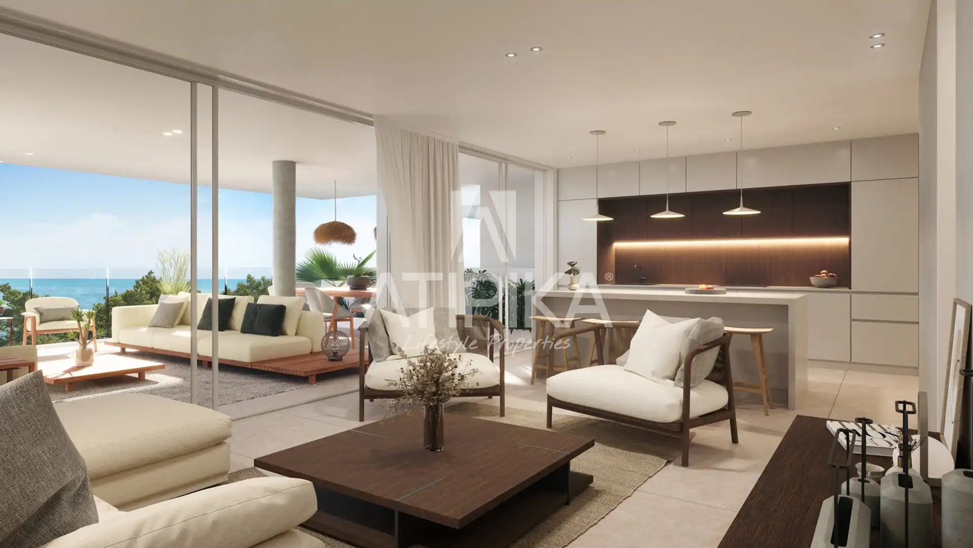 Sala de estar de Ático en venta en Es Mercadal con Aire acondicionado, Calefacción y Terraza
