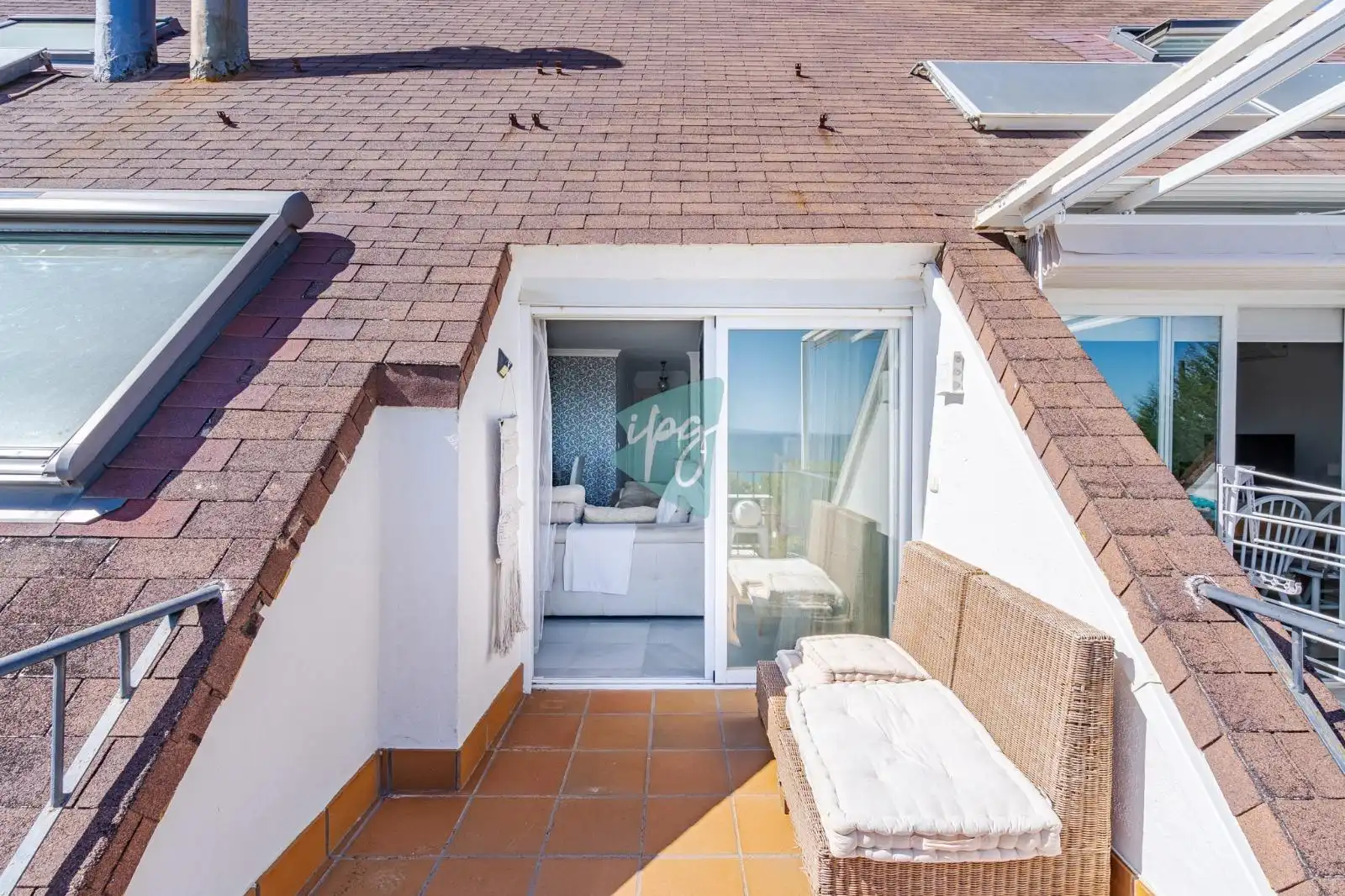 Terrassa de Casa adosada en venda en Estepona amb Aire condicionat, Calefacció i Jardí privat
