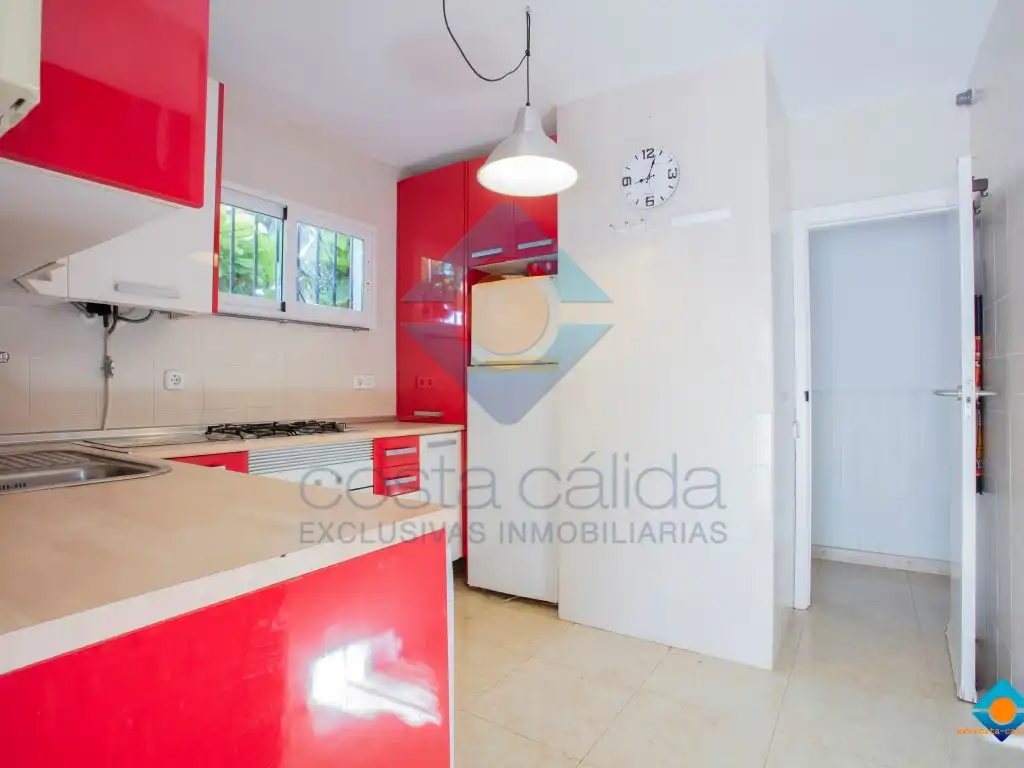 Cocina de Casa o chalet en venta en Mazarrón con Jardín privado, Terraza y Amueblado