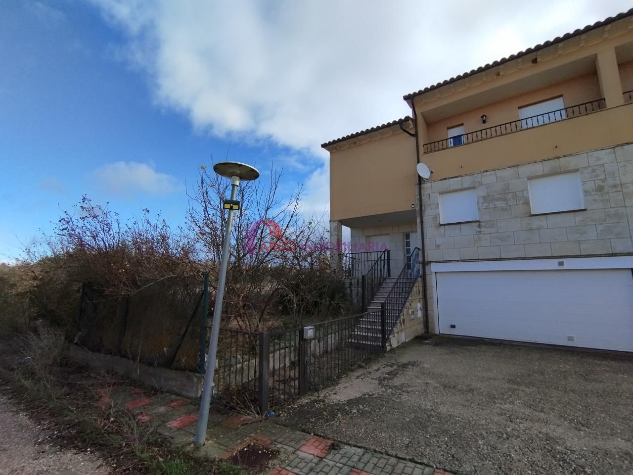 Exterior view of Single-family semi-detached for sale in Valdorros  with Heating, Private garden and Parquet flooring