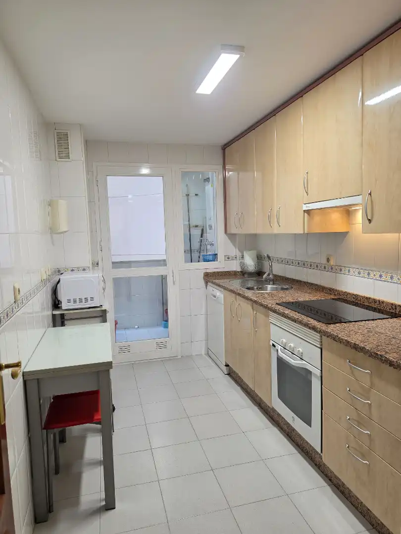 Kitchen of Flat for rent in Málaga  with Air Conditioner, Terrace and Furnished