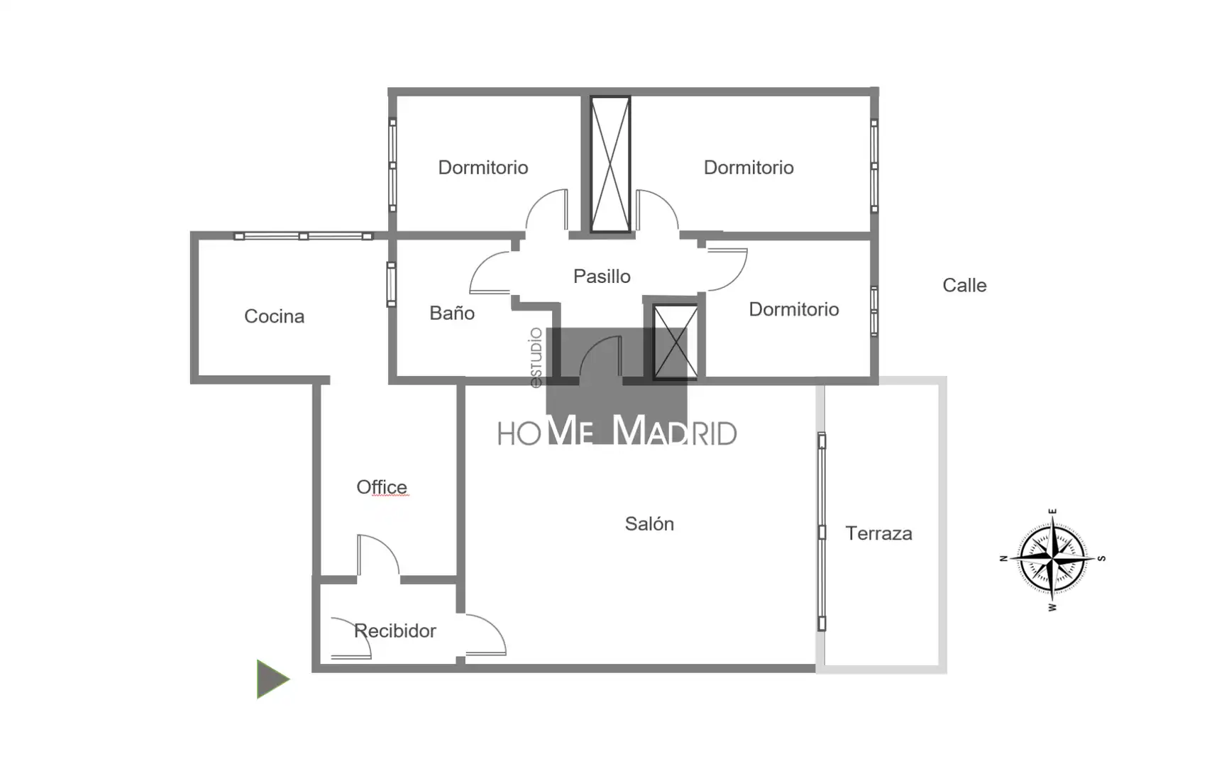 Piso en venta en Coslada con Calefacción, Parquet y Terraza