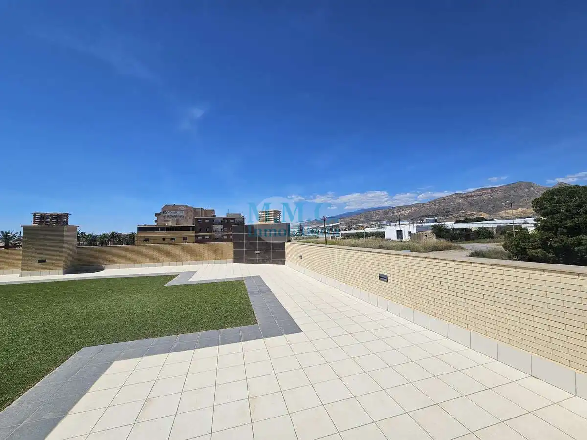 Terrace of Flat for sale in Roquetas de Mar  with Air Conditioner, Terrace and Furnished