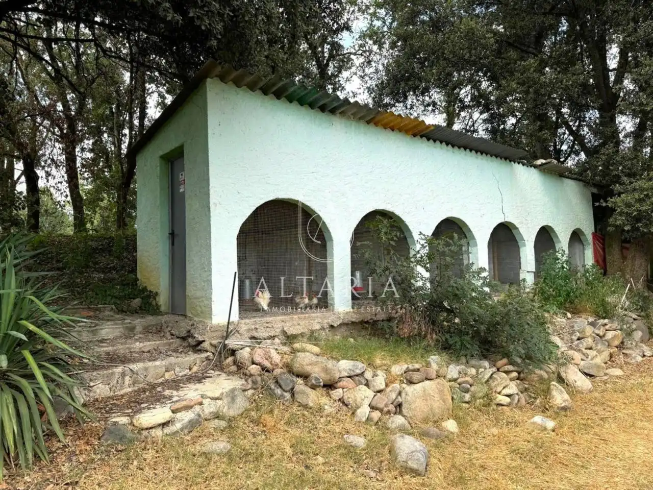 Vista exterior de Finca rústica en venda en Anglès amb Calefacció, Jardí privat i Terrassa