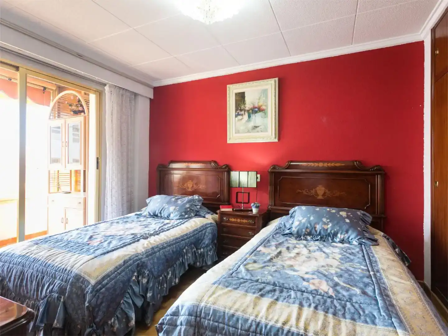 Dormitori de Apartament en venda en Santa Pola amb Aire condicionat, Jardí privat i Piscina