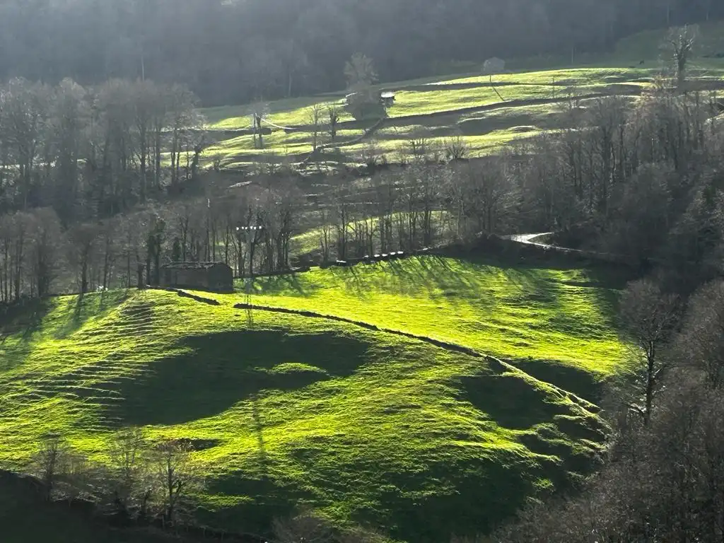 Vista exterior de Casa o xalet en venda en Vega de Pas amb Jardí privat
