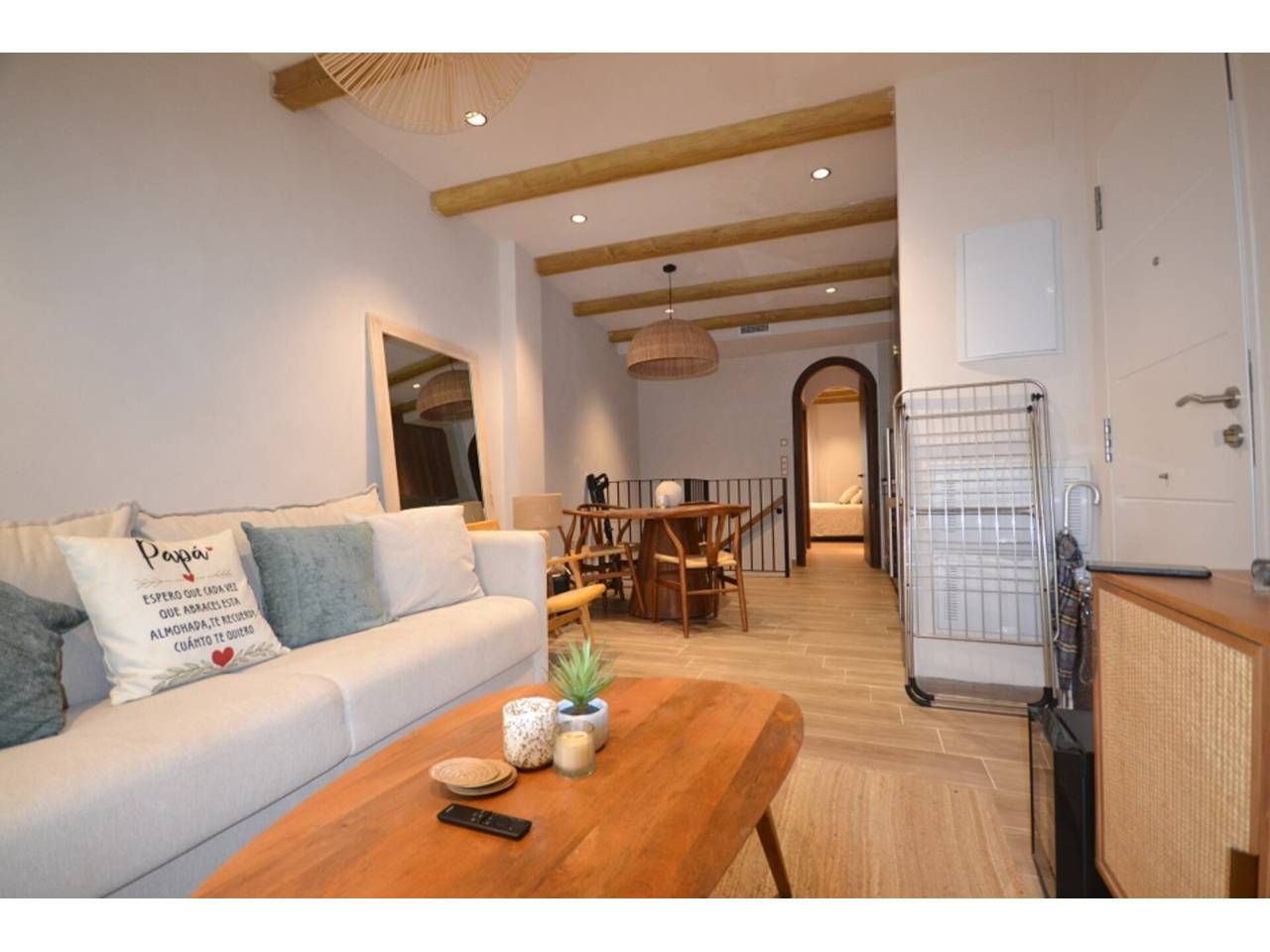 Sala d'estar de Pis en venda en Conil de la Frontera amb Calefacció i Moblat