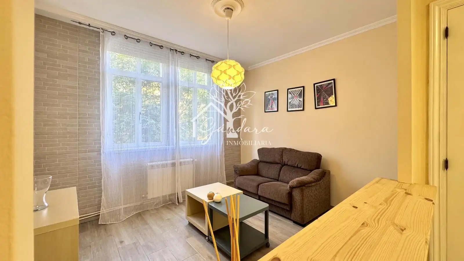 Living room of Flat for rent in Ferrol  with Heating, Furnished and Washing machine