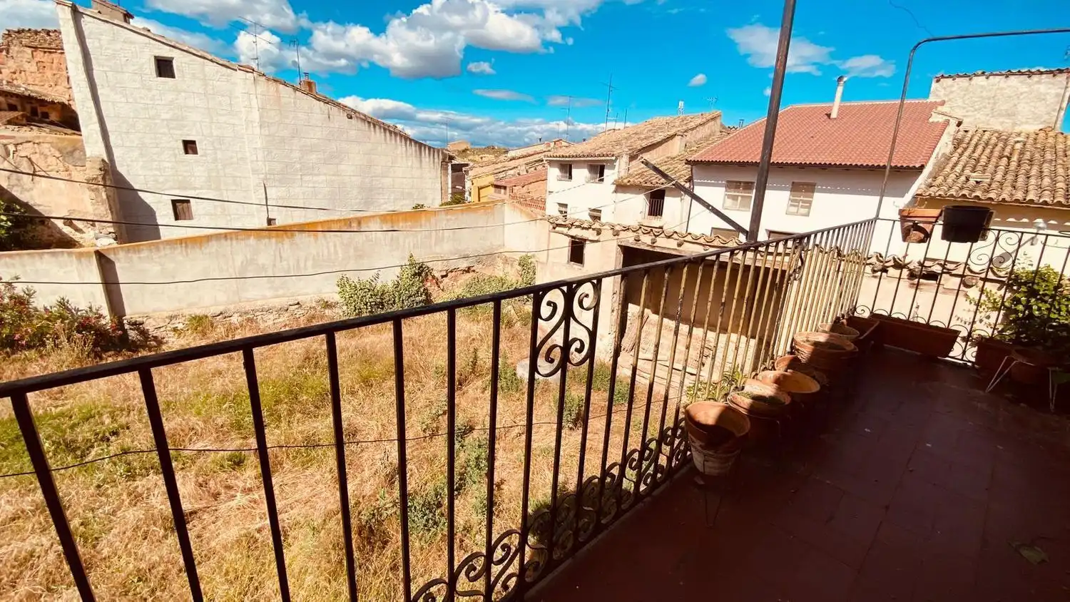 Exterior view of Country homes for sale in Torrecilla de Alcañiz  with Private garden, Terrace and Storage room