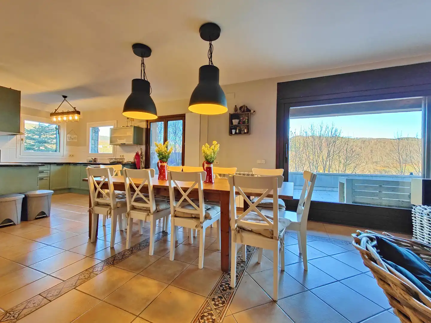 Dining room of Houses for sale in Molló  with Heating, Private garden and Terrace