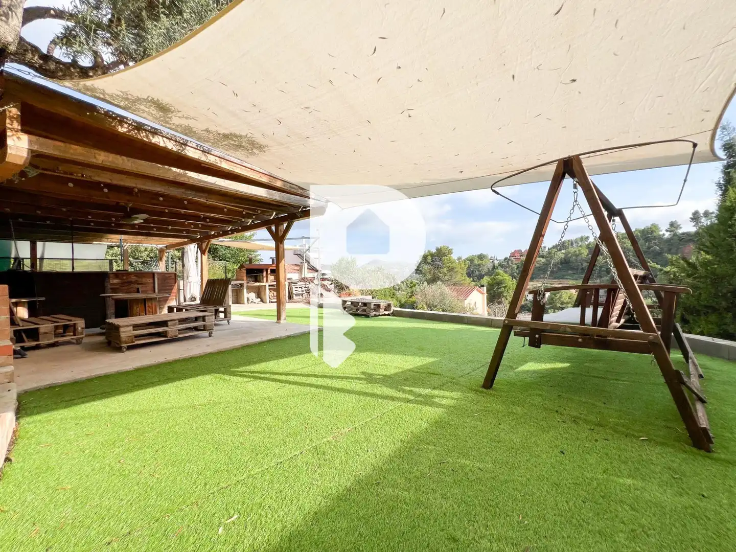 Terraza de Casa o chalet en venta en Vallirana con Aire acondicionado, Calefacción y Jardín privado
