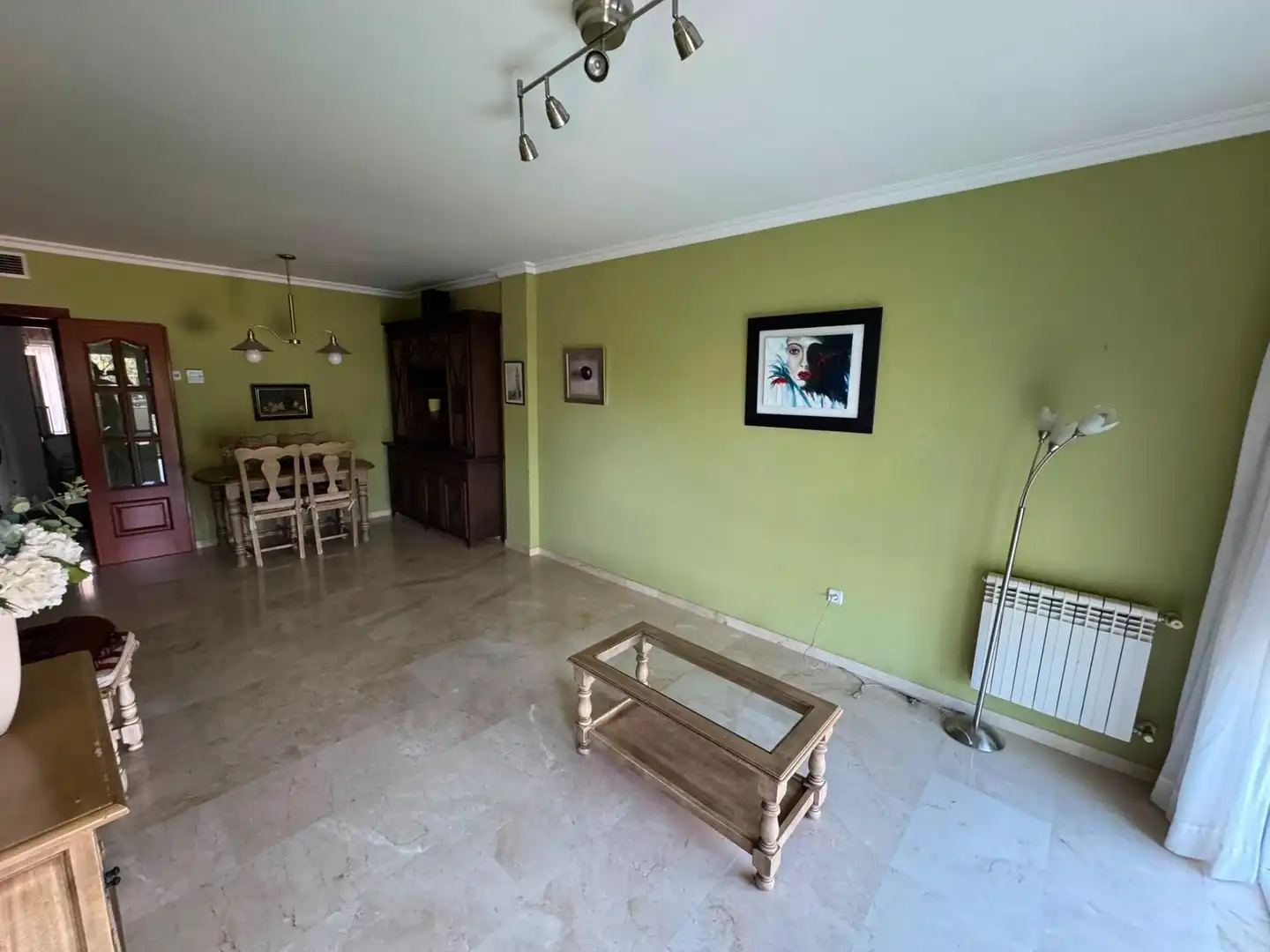 Comedor de Piso de alquiler en Cáceres con Calefacción, Terraza y Amueblado