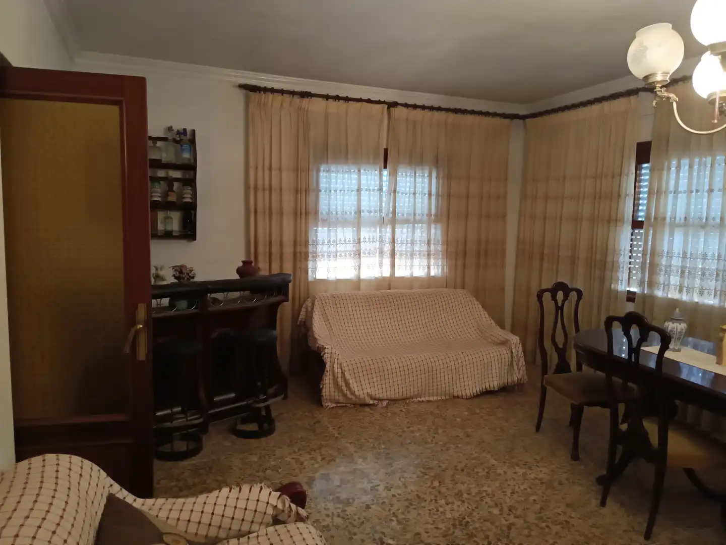 Sala de estar de Casa adosada en venta en Cartagena con Aire acondicionado, Terraza y Amueblado